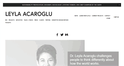 Desktop Screenshot of leylaacaroglu.com